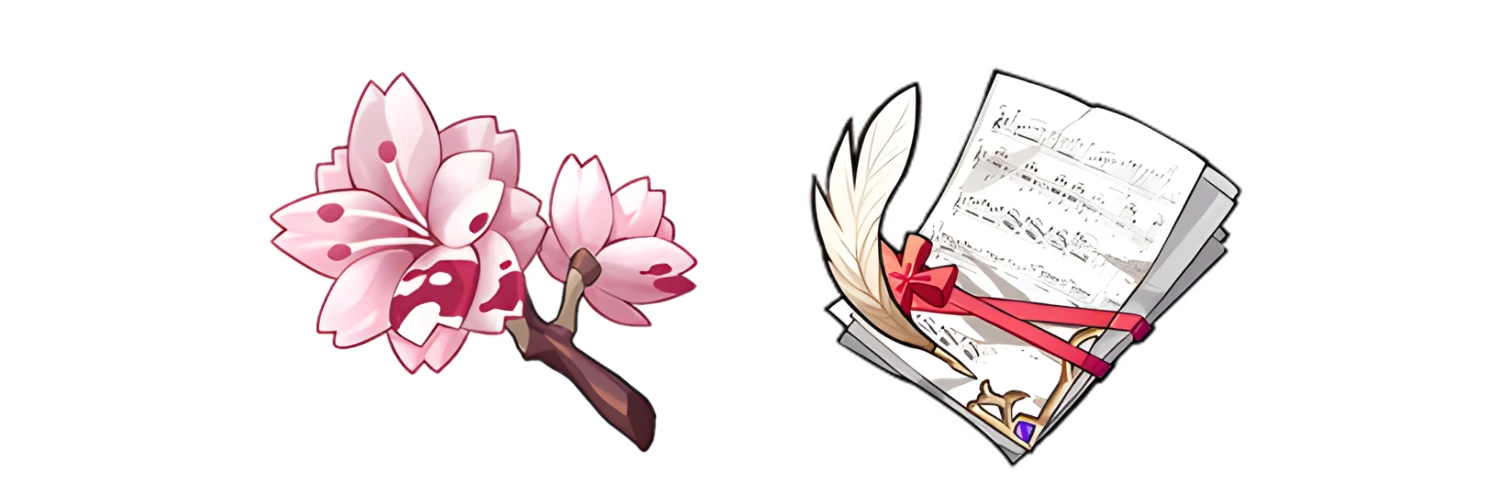 Stained Sakura & Dreamful Gold