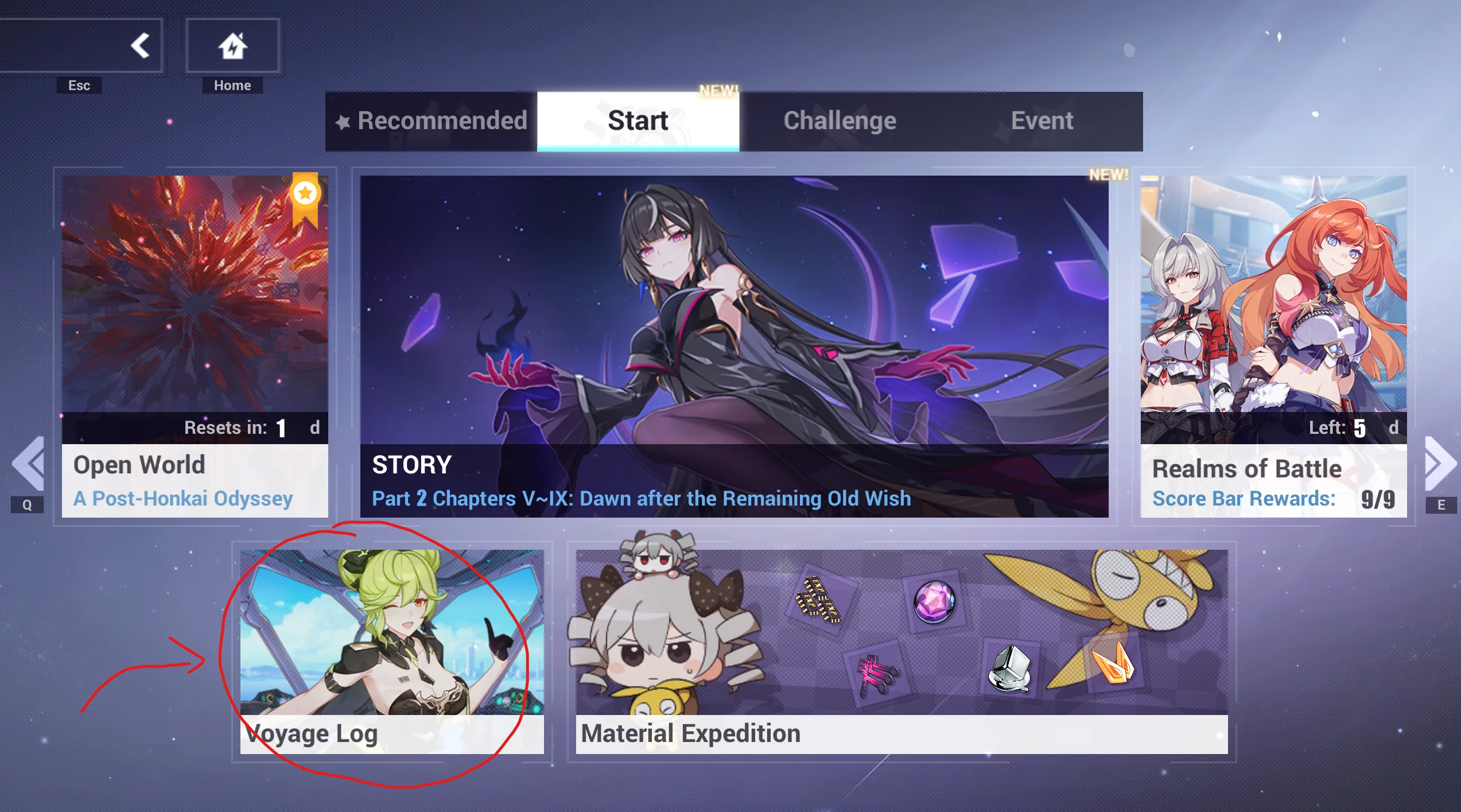 Voyage Log